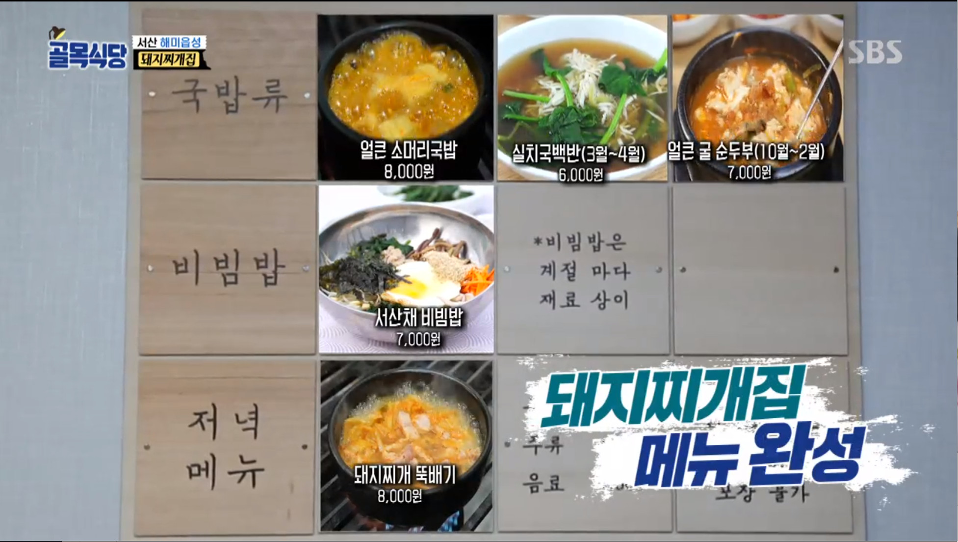 [종합] 백종원의 골목식당 서산 해미읍성 어리굴젓-곱창-갯가재장-서산더미 불고기 진짜 맛있다, 쪽갈비 솔루션은?
