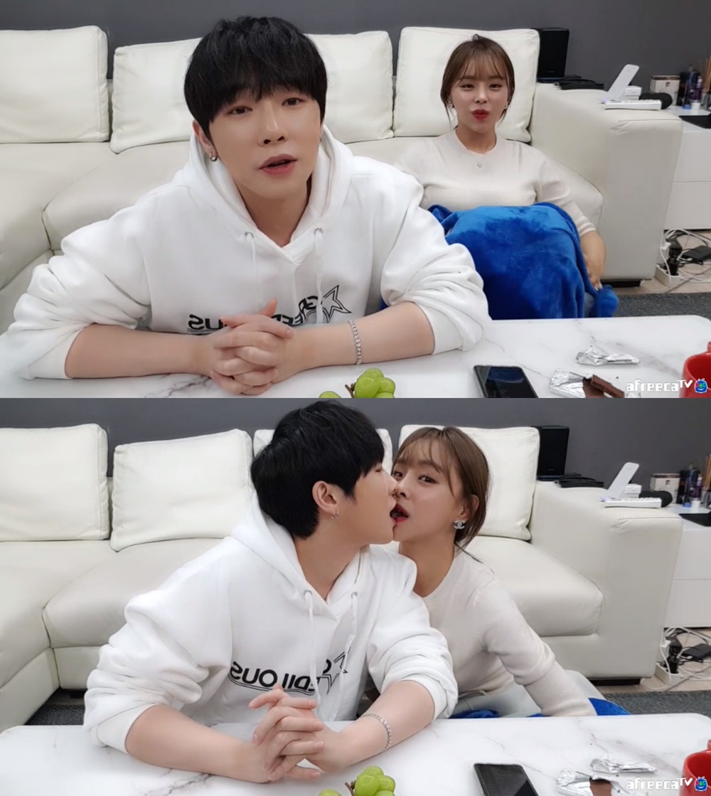 BJ 케이-쁠리, 달달한 초콜릿 키스로 눈길…연인 케미 뿜뿜