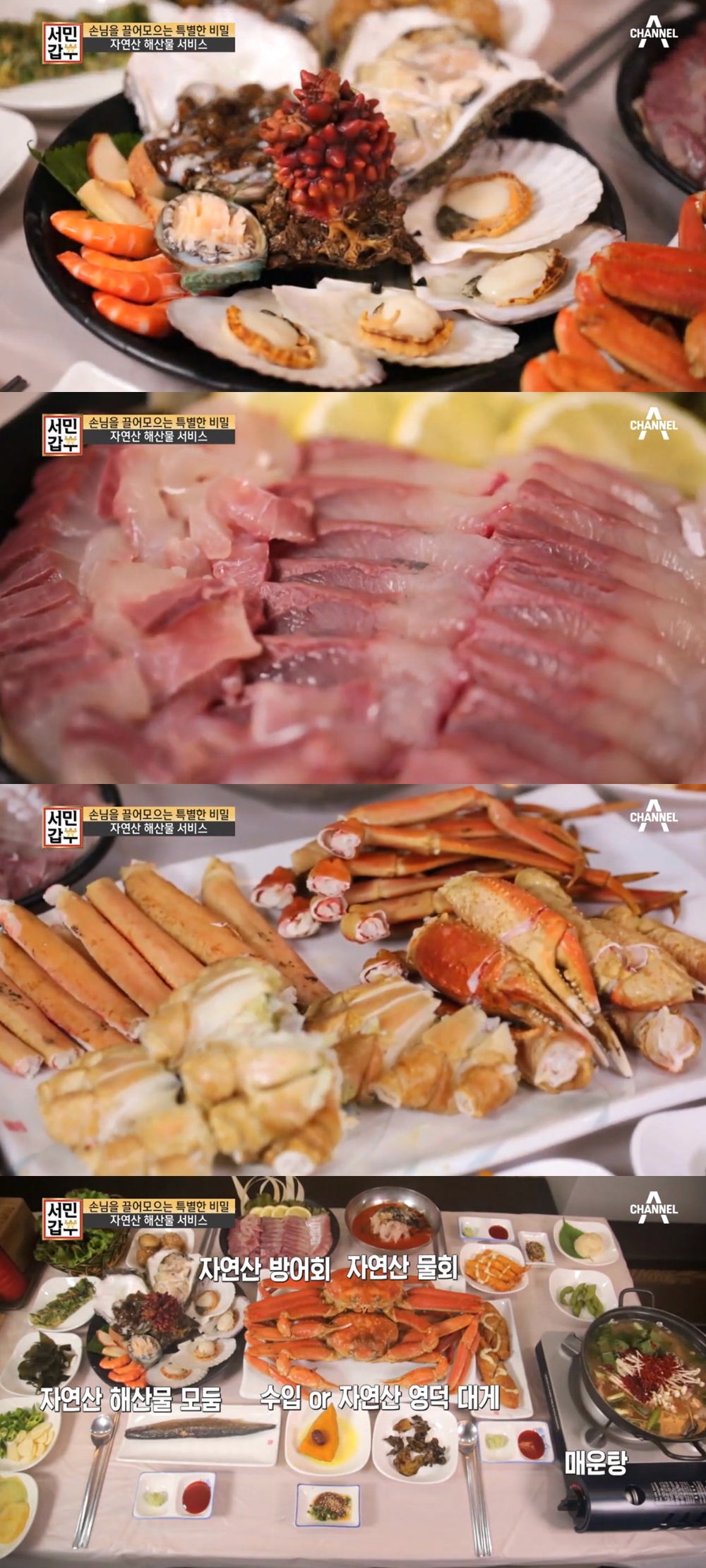 자연산 해산물 벚굴 클라스…서민갑부 영덕 머구리 최영준, 횟집 손님 끌어모은 비결