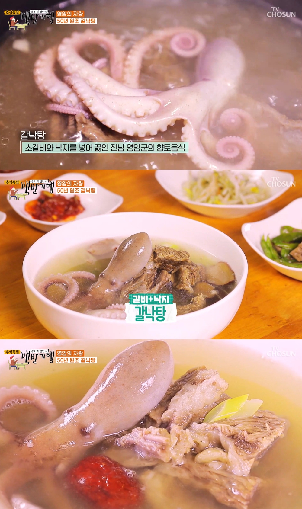 육질 좋은 독천 낙지…백반기행 영암 갈낙탕, 50년 원조 진짜 맛집