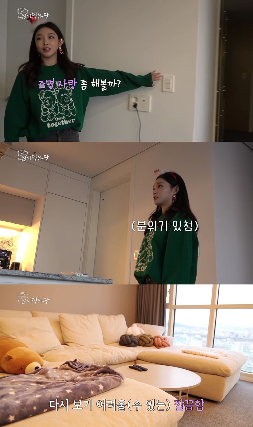 청하, 코로나19 격리 해제 후 활동 중단→집 최초 공개…인테리어 눈길
