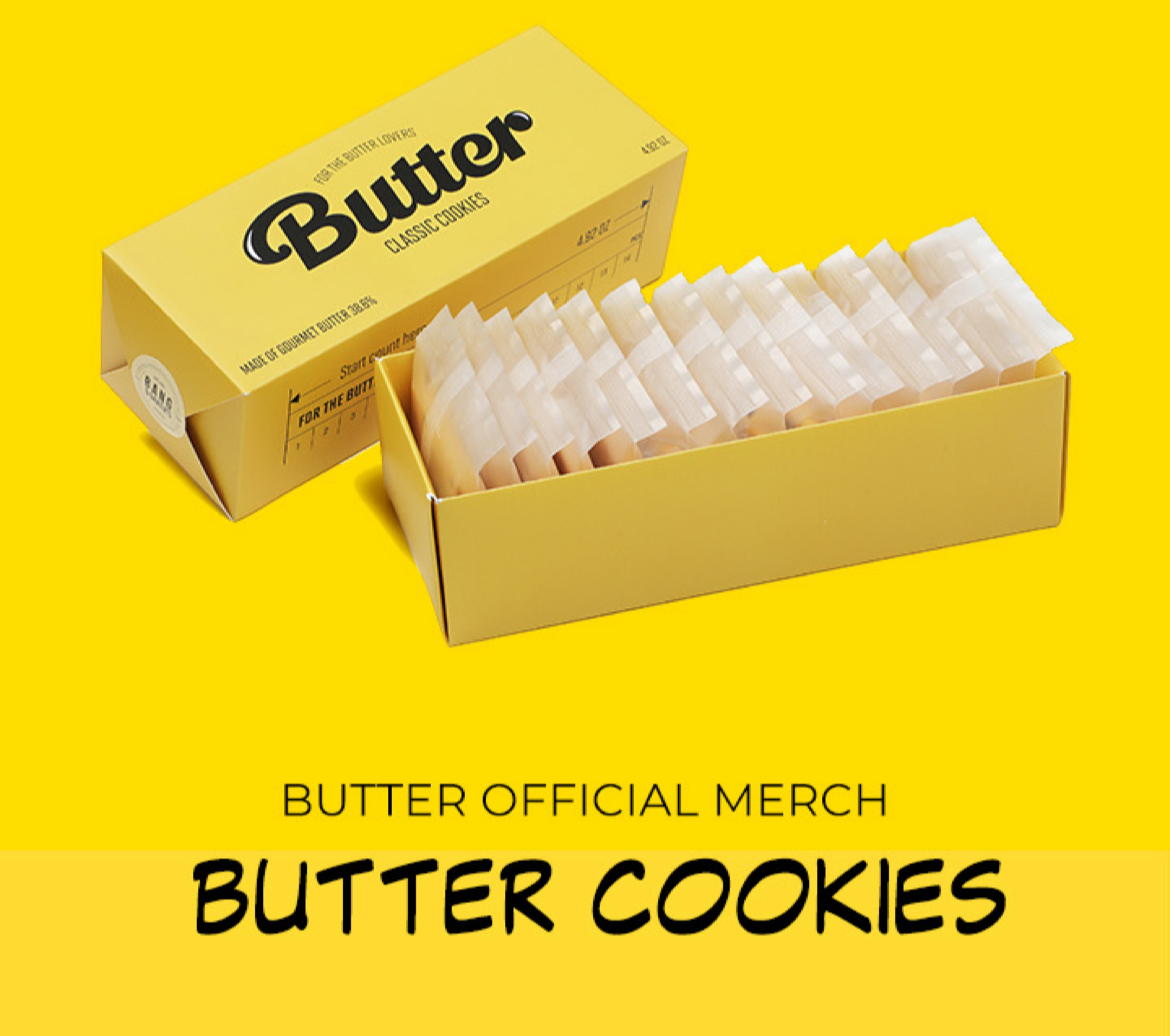 1분 만에 품절…방탄소년단(BTS), 버터(Butter) 이어 버터 쿠키도 화제