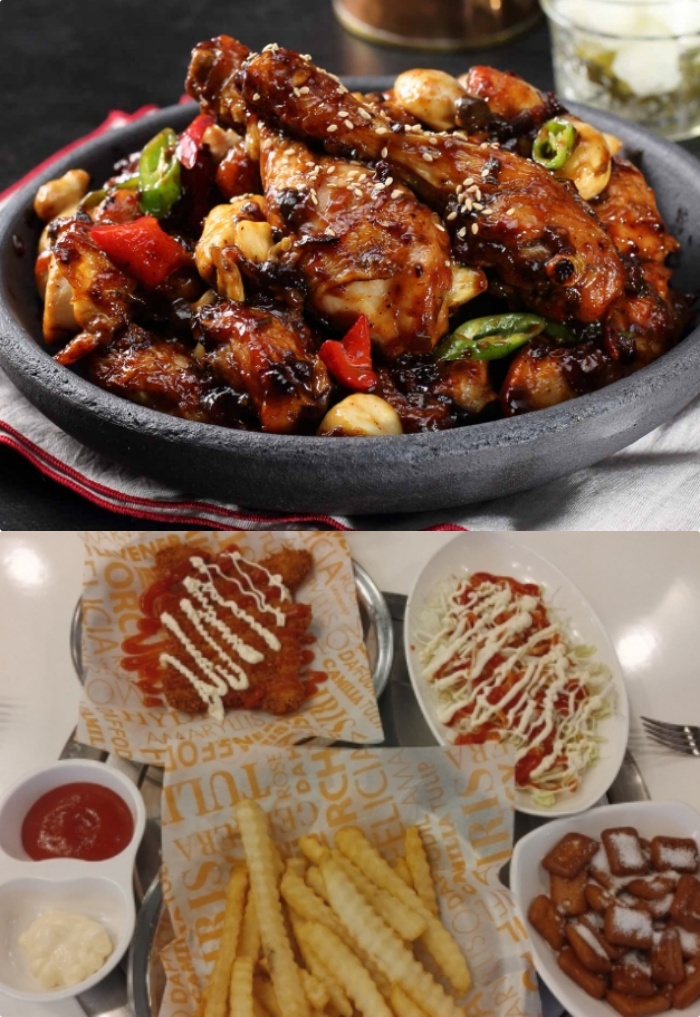 생방송투데이-오천만의메뉴 건대입구역 볏짚직화통닭(짚불통닭)&삼장치킨 vs 성신여대입구역 가마솥·전주비빔·갈비치킨 맛집 위치는?