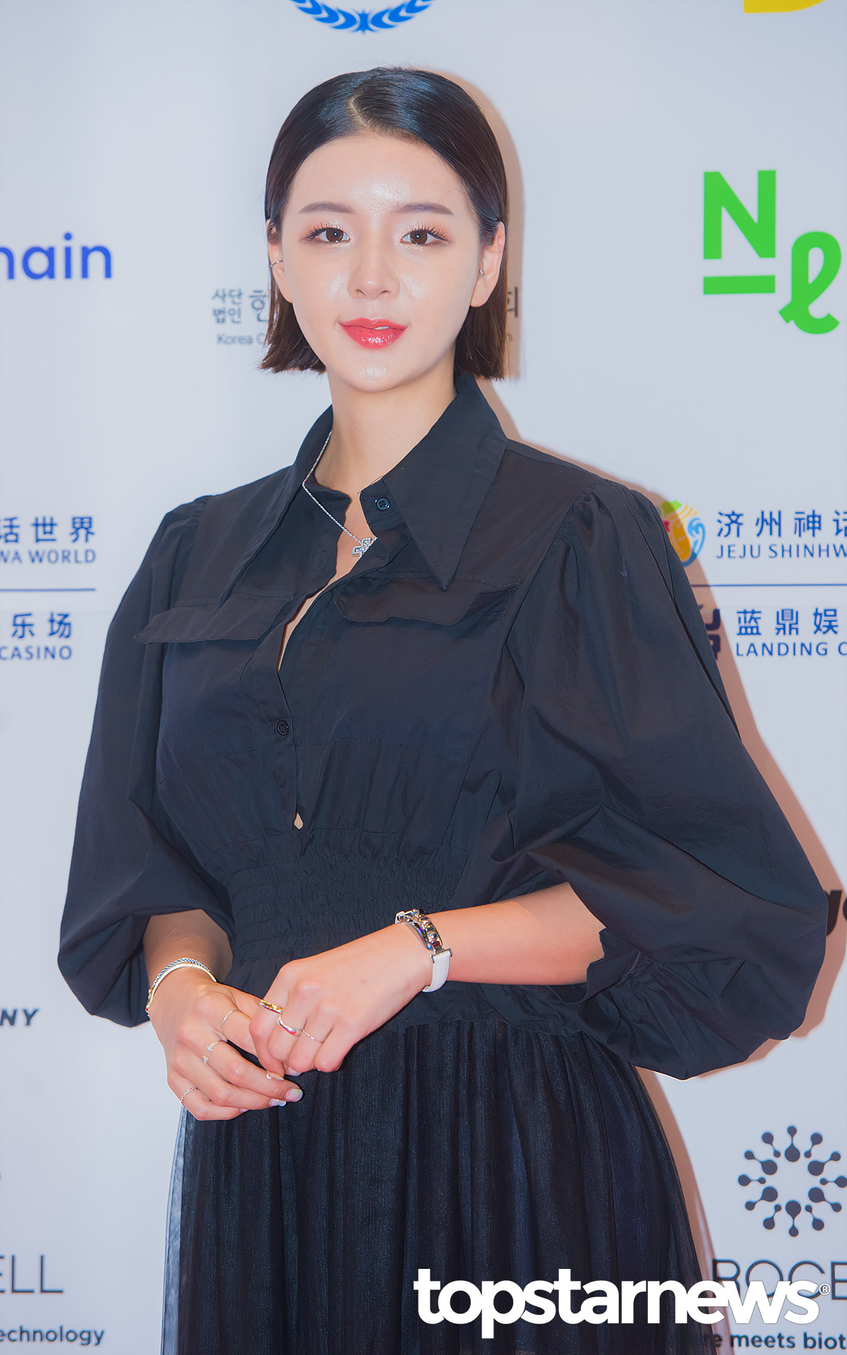 [HD포토] 피트니스 모델 윤나겸, 곱게 빗어넘긴 단발머리 (한중라이브커머스센터 오픈 기념 이벤트)