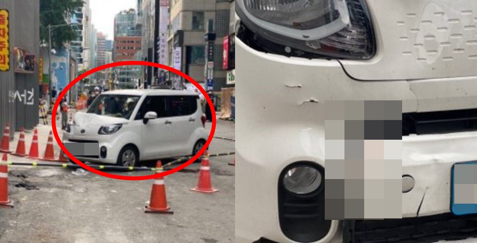 차로 사람을…강남역 렌트카 음주 사고→현장 사진 일파만파