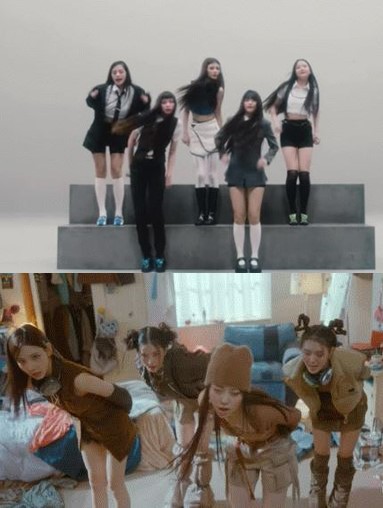 안무+구성 비슷…신인 그룹 트리플에스, 뉴진스 유사성 의혹?