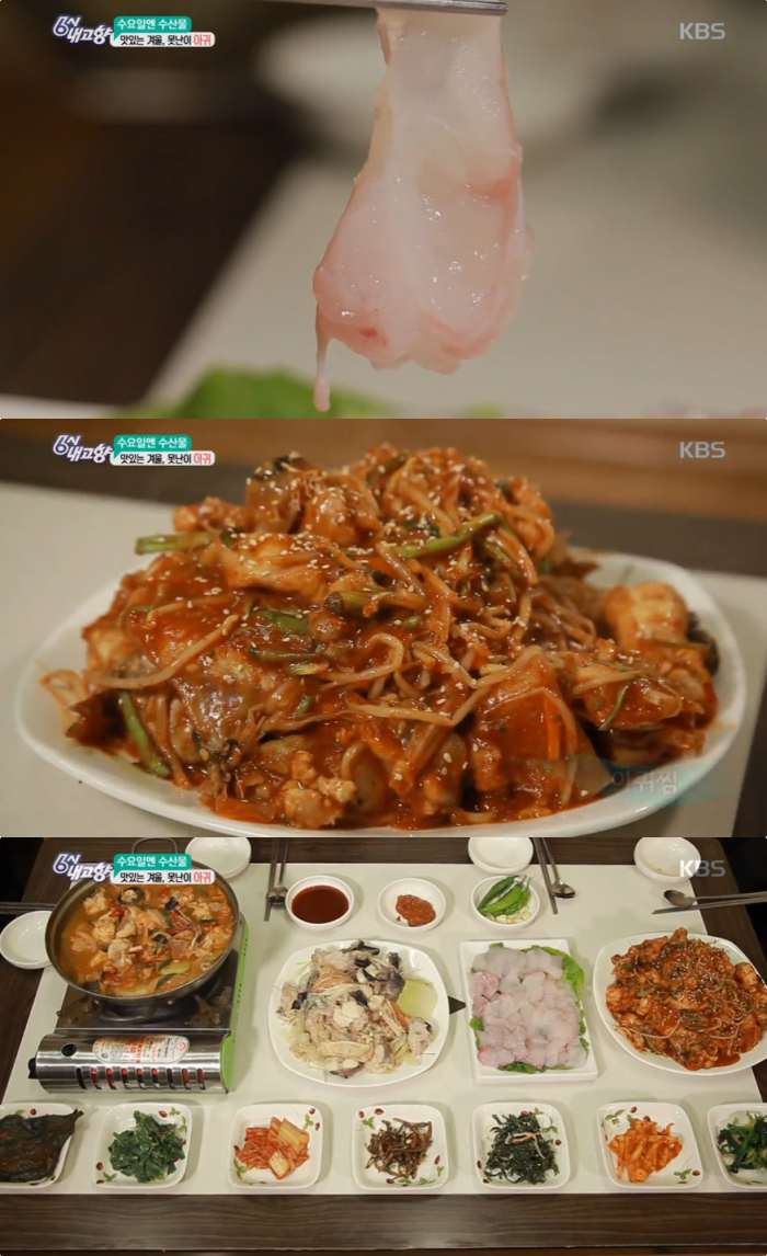 6시 내고향 여수 안도 아귀요리 맛집 위치는? 아구찜-아구회-아구탕-아구수육 등