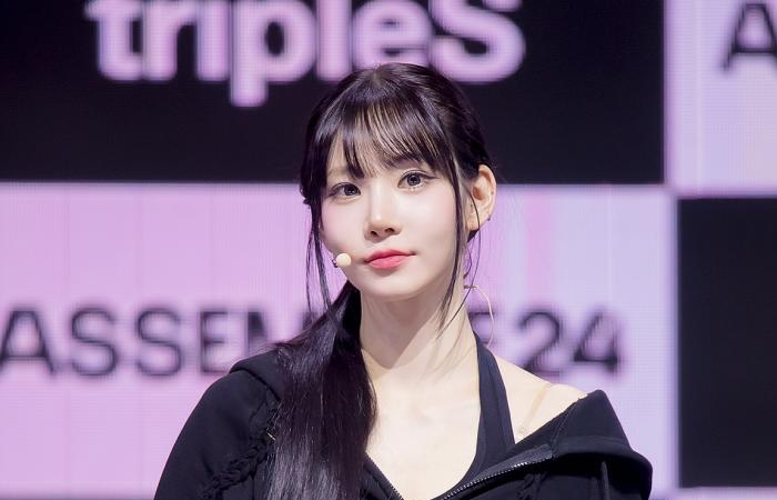 24인조 걸그룹 트리플에스 김나경 새벽 1시에 헤어 메이크업 받으러 갈 때도 있어 [현장]