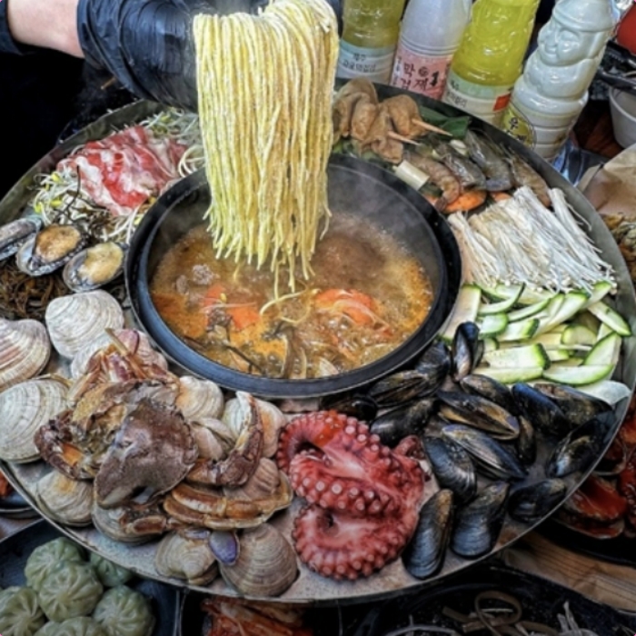 오늘N 속초 조양동 해물꽃쟁반장칼국수 맛집 위치는? 해산물 폭탄