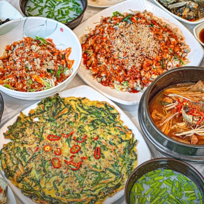 생생정보 하동 재첩정식 맛집 위치는? 재첩국-재첩회-재첩부침개 등