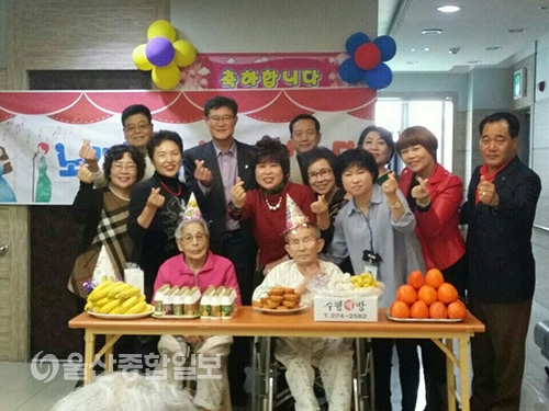 노래하는 천사봉사단, 좋은 요양병원서 봉사활동
