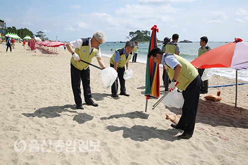 새울원전, 민관합동 하계피서지 환경정화활동 실시