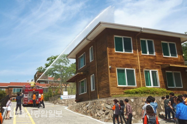 울산 동구 참사랑의 집, 화재 대피훈련 실시