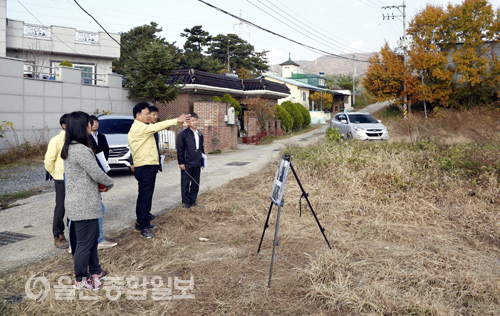 이동권 울산 북구청장, 북구자활공동작업장 건립공사 예정지 현장방문