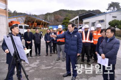 이용섭 시장, 겨울철 교통분야 안전 점검
