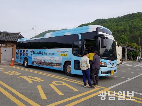 진도 맞춤형 투어버스 3종 운영 재개