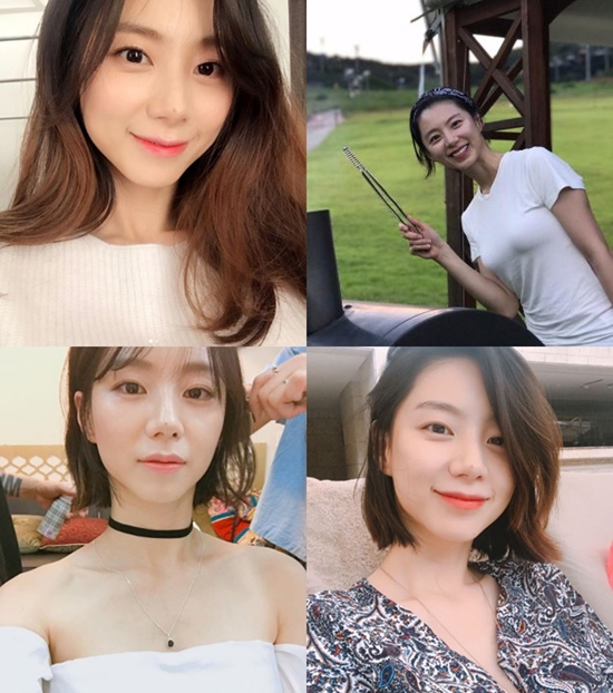  박수진, 헤어스타일 변천사...확 달라진 분위기 