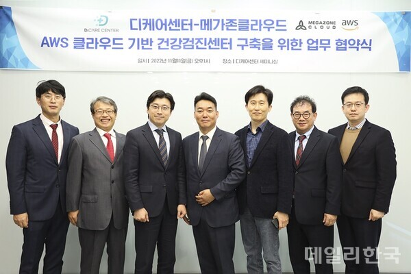 디케어센터-㈜메가존클라우드, 스마트 의료서비스 구축 맞손