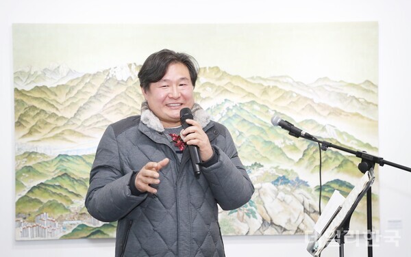 갤러리 샐빛 개관 초대전 갖는 한국화가 조풍류