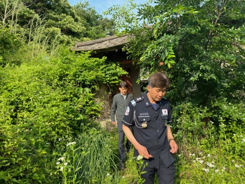 아산署 온양지구대, 범죄 예방을 위한 공·폐가 합동 점검