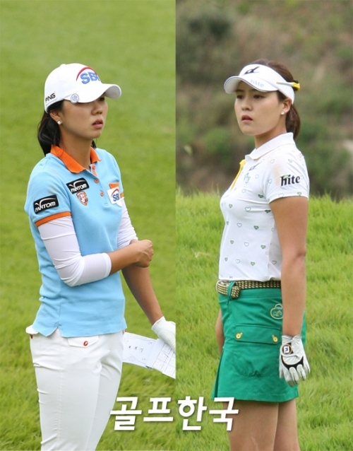 용호상박 허윤경·전인지, KLPGA S-OIL 우승컵 놓고 접전中