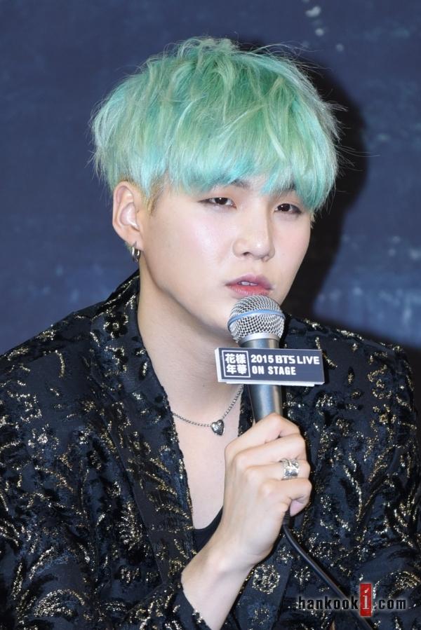 방탄소년단 슈가, 시선 강탈하는 독특한 헤어