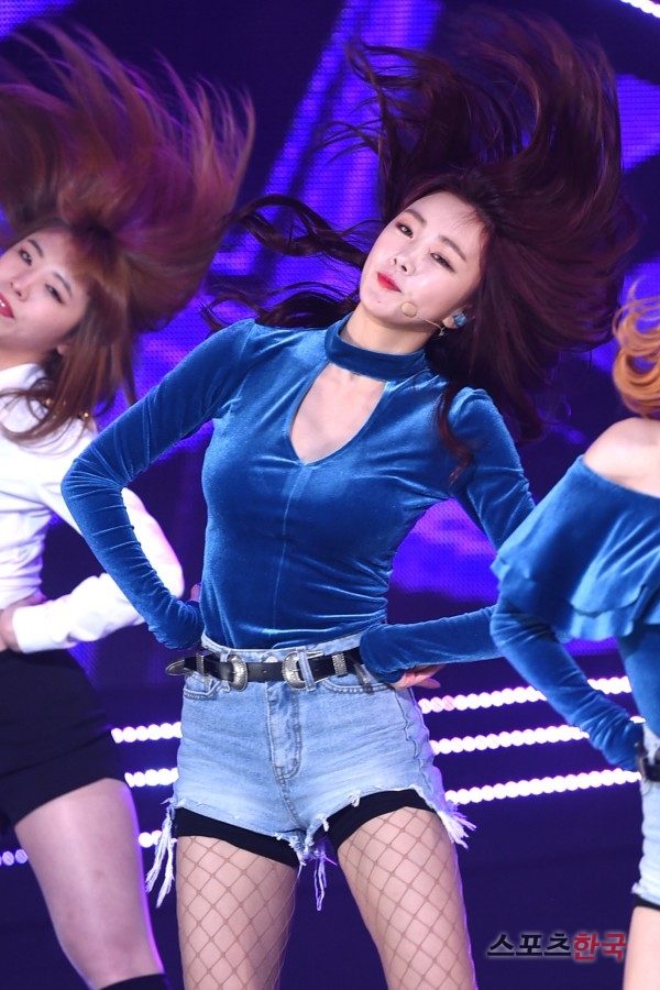 달샤벳 수빈 춤추는 머리카락~