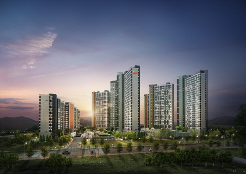 이편한세상3차 아파트 투시도