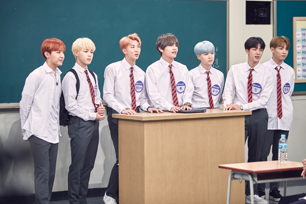  아는형님, 방탄소년단 출격…슈가와 민경훈의 집안 싸움(?) 