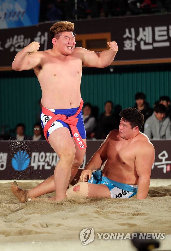  들배지기 백두장사 오정민, 이태현 이후 23년 만에 최연소 백두장사 