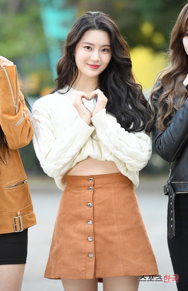 퍼플백 민이, 풍성 웨이브 (뮤직뱅크 출근길)