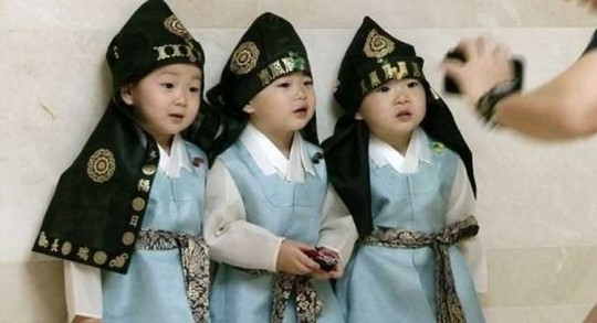 슈퍼맨이돌아왔다 삼둥이들, 신년 달력 모델 도전 예쁜 꽃도령들
