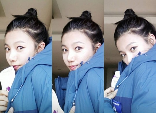 이채영, 틀어 올린 헤어스타일도 예뻐!