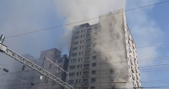 의정부 대봉그린아파트 화재 원인은 자동차 발화
