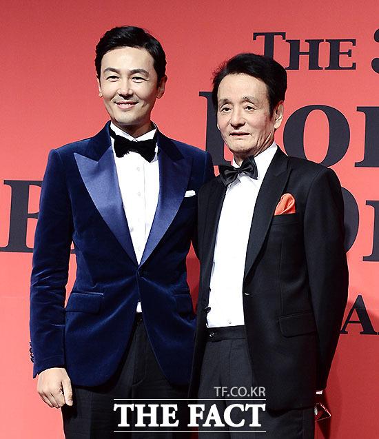 [TF포토] 조연우, 모델라인 이재연 회장과 조우