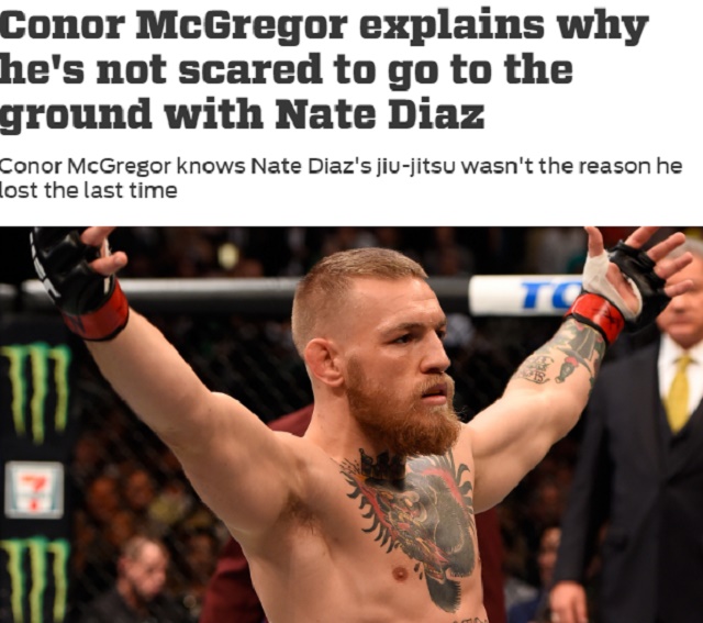 [UFC] 서브미션 패 맥그리거, 그라운드가 두렵지 않은 이유