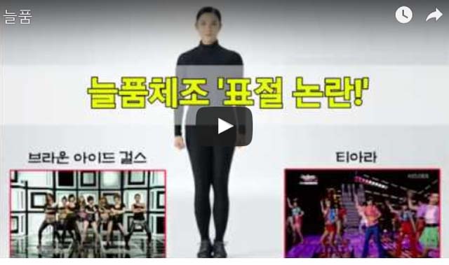 [영상] 늘품체조 표절 논란! 브아걸+티아라 안무?