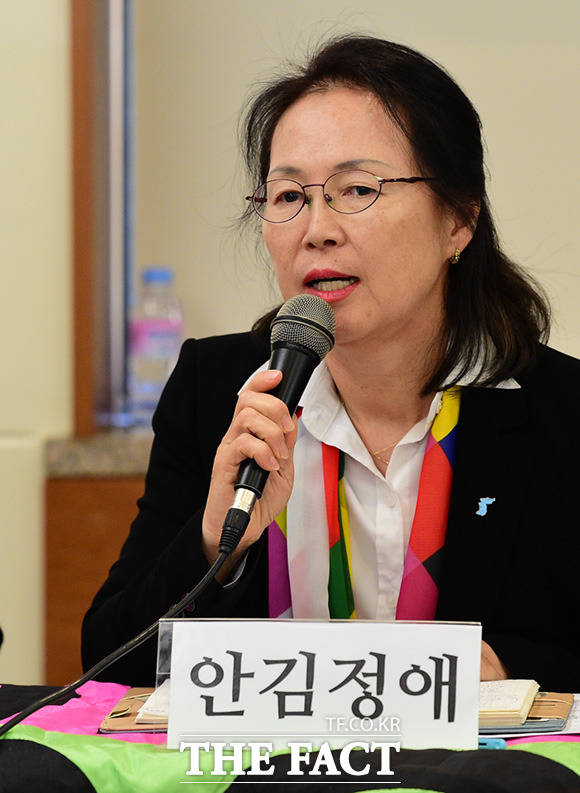 [TF포토] 여성의 힘으로 한반도에 평화를!…2018여성평화걷기대회