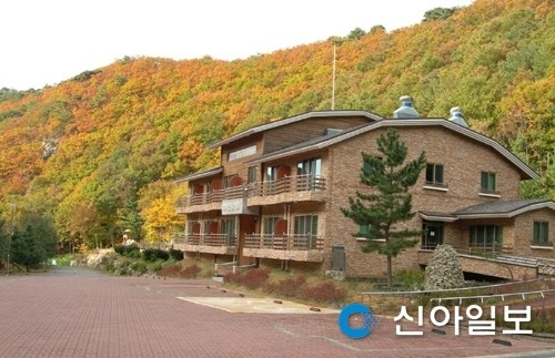 신불산휴양림 상단 걸어가는 자연휴양림 재개장