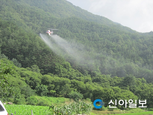 거창, 소나무재선충병 항공방제 사업 실시