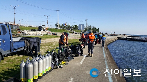 포항시, 형산강 수중정화 활동