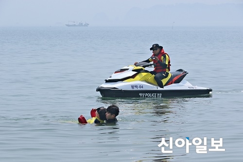 평택해경, 왜목·난지섬 안전관리 지원