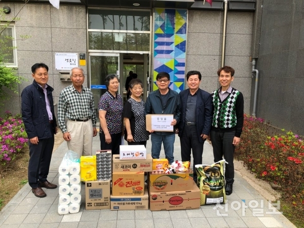 한국유통 구리시 갈매점, 경로당 어르신 돕기에 앞장