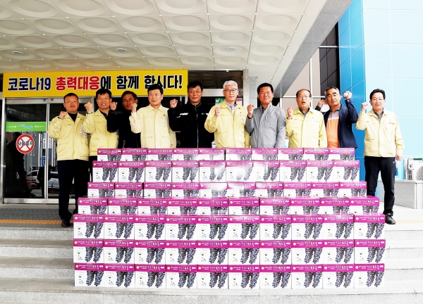 상주시, 코로나19 극복위한 사랑의 물품 기탁 이어져