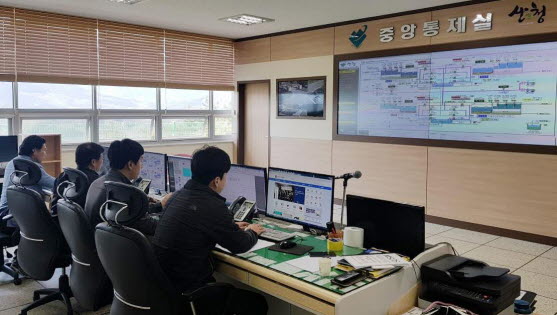 산청군 지방상수도 관망정비공사 순조