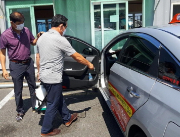 진주시, 안전한 택시 위한 방역물품 긴급 지원