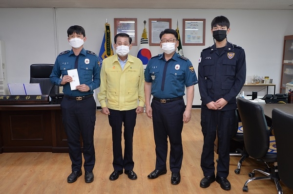 유천호 강화군수, 추석맞이 관공서 위문