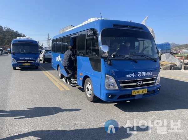 신안군, 친환경 전기버스 본격 운영