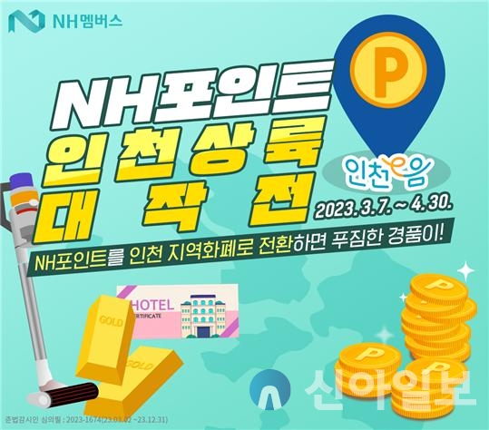 NH멤버스 포인트, 인천사랑상품권과 연계 제휴…업계 최초