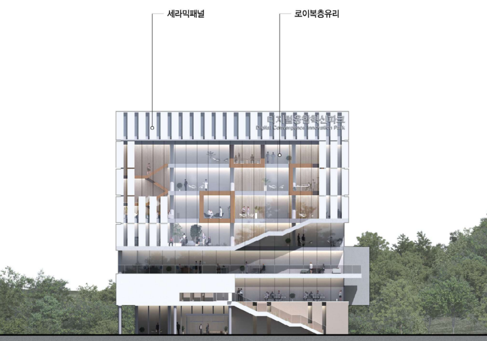 디엔비건축, 충남대 디지털융합혁신파크 설계공모 결선 만장일치 당선